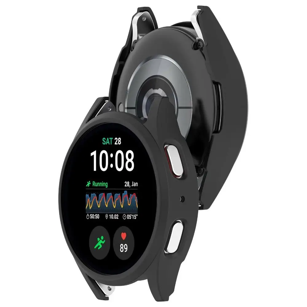 범퍼 PC 쉘 스크래치 방지 하드 쉘 스크린 보호대 스마트 워치 액세서리, 삼성 갤럭시 워치 7, 40mm, 44mm