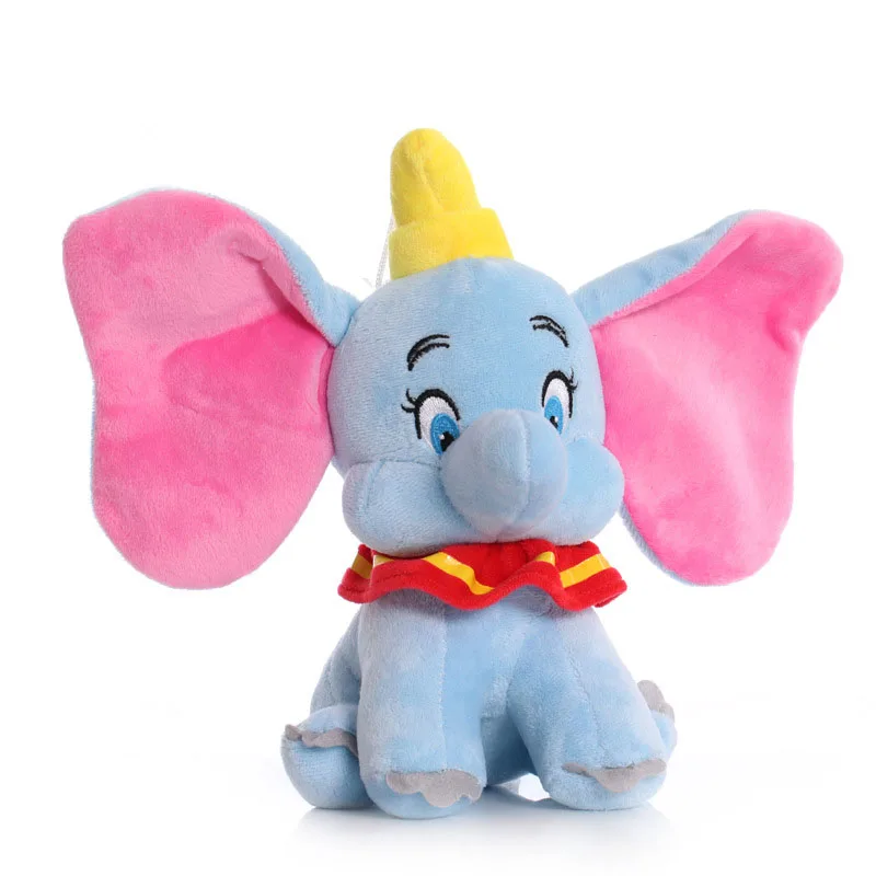 23cm Kawaii Room Decor Dumbo Action Figure Toys Cute Elephant Animal Soft Doll Pillow for Children Kids Charm Hobbies Collection