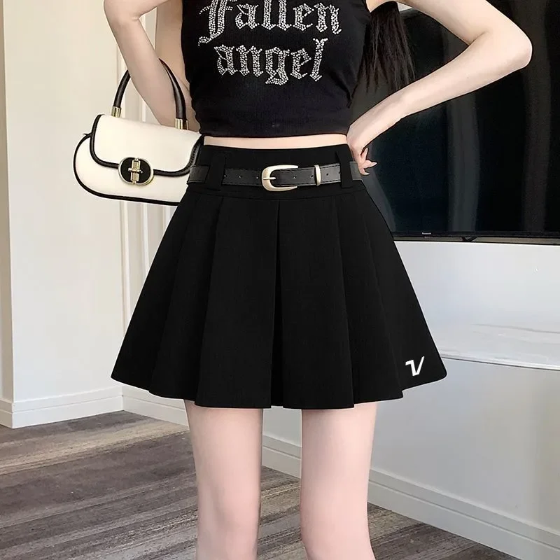 Spring Summer Golf Wear Women 2025 Luxury Brand Golf Skirt Fashion High Waist Skirt Pants Korean Golf Belt Women Golf Clothes