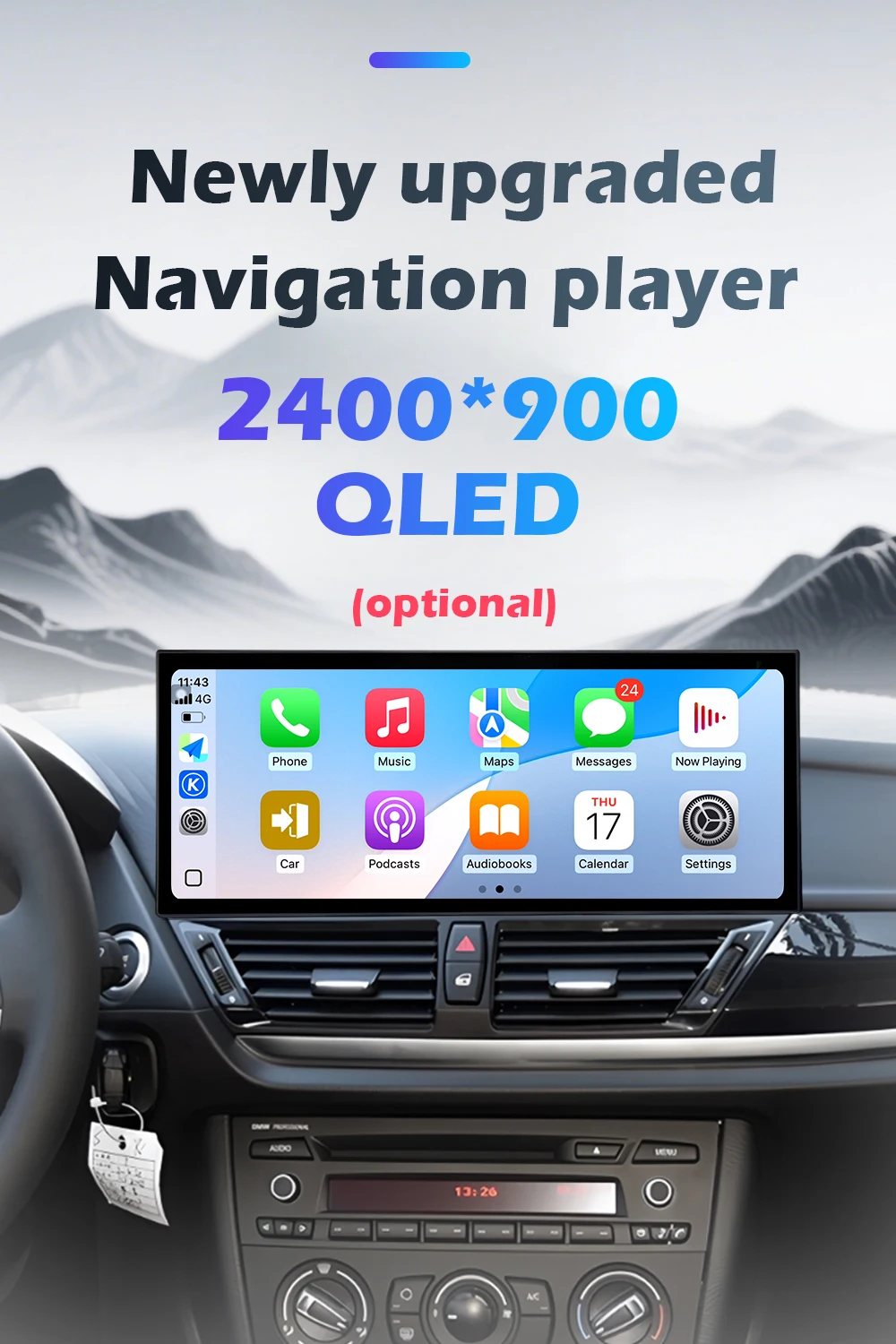 Kabelloses Carplay Android 16 für BMW 5er F10 F11 2011 - 2017 CIC NBT System Autoradio Multimedia-Player GPS WiFi DSP Stereo – Detail 3