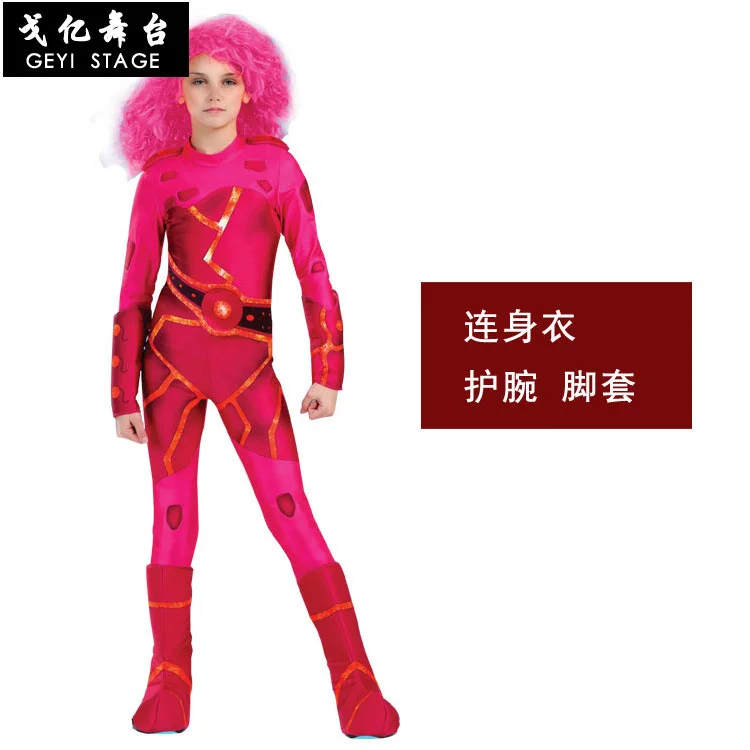 Halloween stage performance children's costumes lava girl hell angel angel demon costume