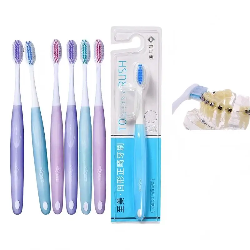Nano Silicone Oral Massage Toothbrush Ultra Fine Soft Gentle Bristles Deep Cleaning for Sensitive Gums Adult Dental Brush