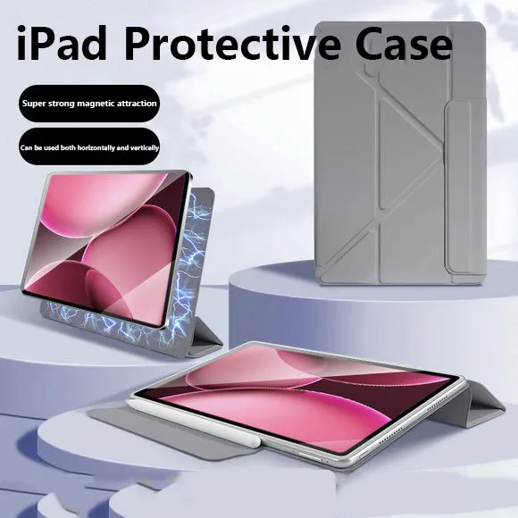 

Складной Y-образный чехол для iPad Pro 11 2025 Pro 13 2025 M5 11th A16 Air 13 Air 11 M3 Air 6 5 4 10th 10.9 Pro12.9 Магнитный чехол