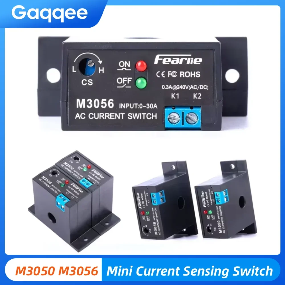 M3050 M3056 Current Sensing Switch 30A Current Detection Switch Induction Relay AC Linkage Device AC Mutual Inductor Switch