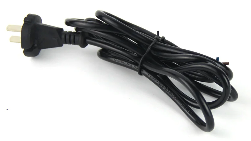 1.5M CN Plug Power Wire Electrical Wire Power Cord AC DC Wire Black Power Supply Extension Cable For hair dryer