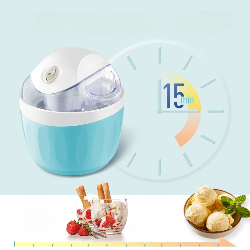 

0.5L Electric Ice Cream Maker Automatic Household DIY Ice Cream Machine Frozen Yogurt Smoothie Milkshake Machine Ice cream maker