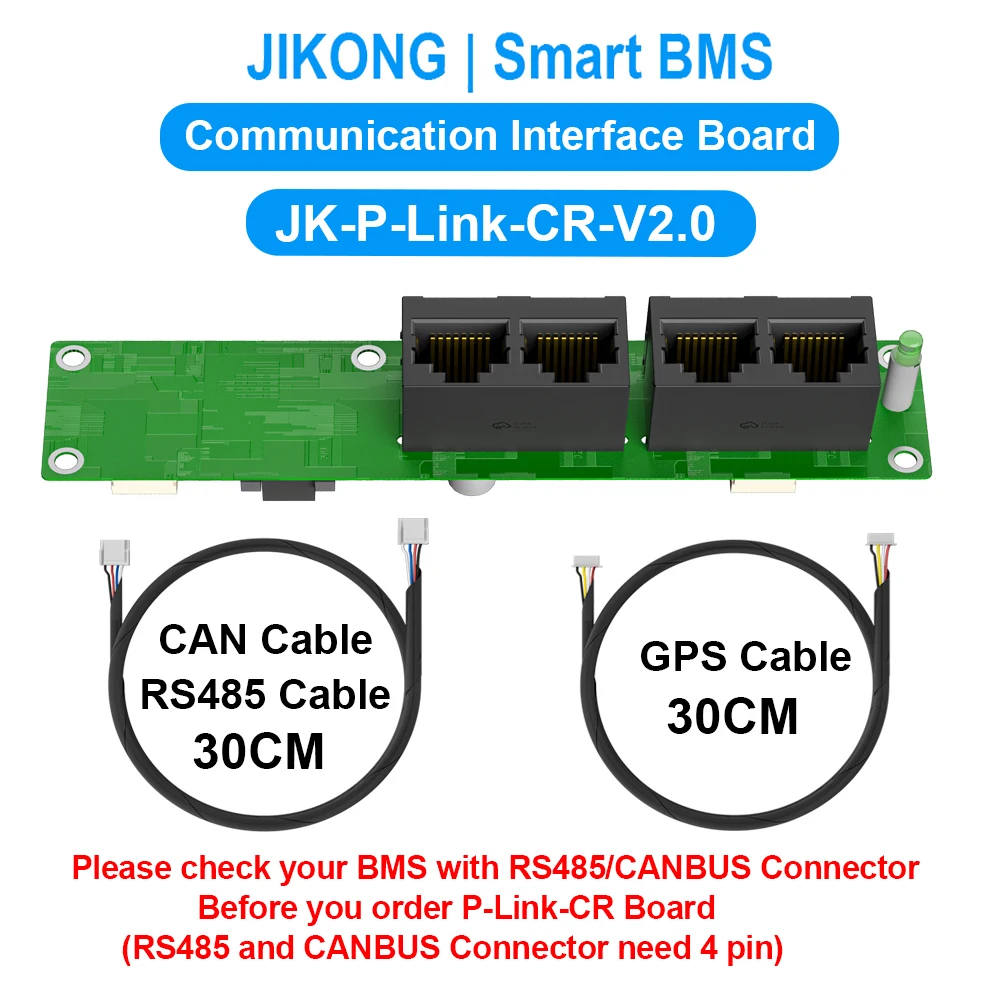JKBMS(电子) JKBMS Kommunikationsschnittstellen-Board P-Link-CR-V2.0 für Smart BMS Erweiterungsschnittstelle zur Parallelen Nutzung von Batterieschutzplatinen 3