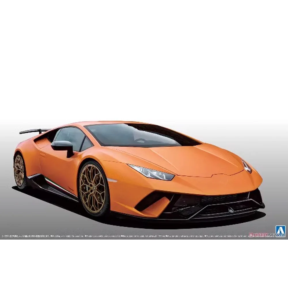 Aoshima 06204 1/24 Scale 17 Huracan performante Racing Sport Vehicle Car Hobby Toy Plastic Model Building Assembly Kit