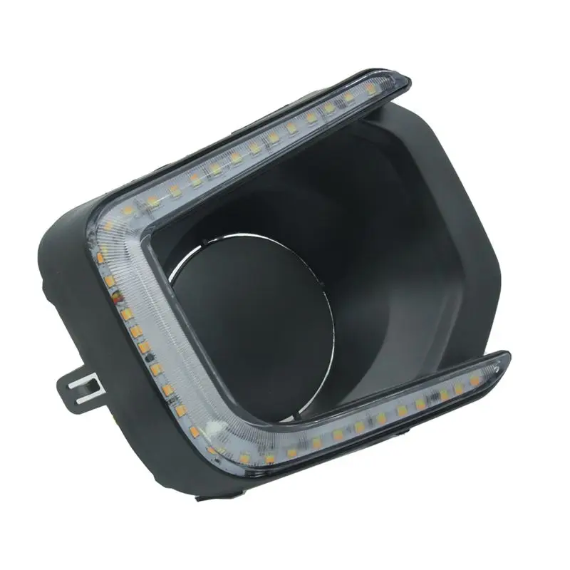 

Excellent-LED Daytime Running Lights For Toyota Tacoma 2016-2023 DRL Turn Signal Fog Lamps, White+Amber Light