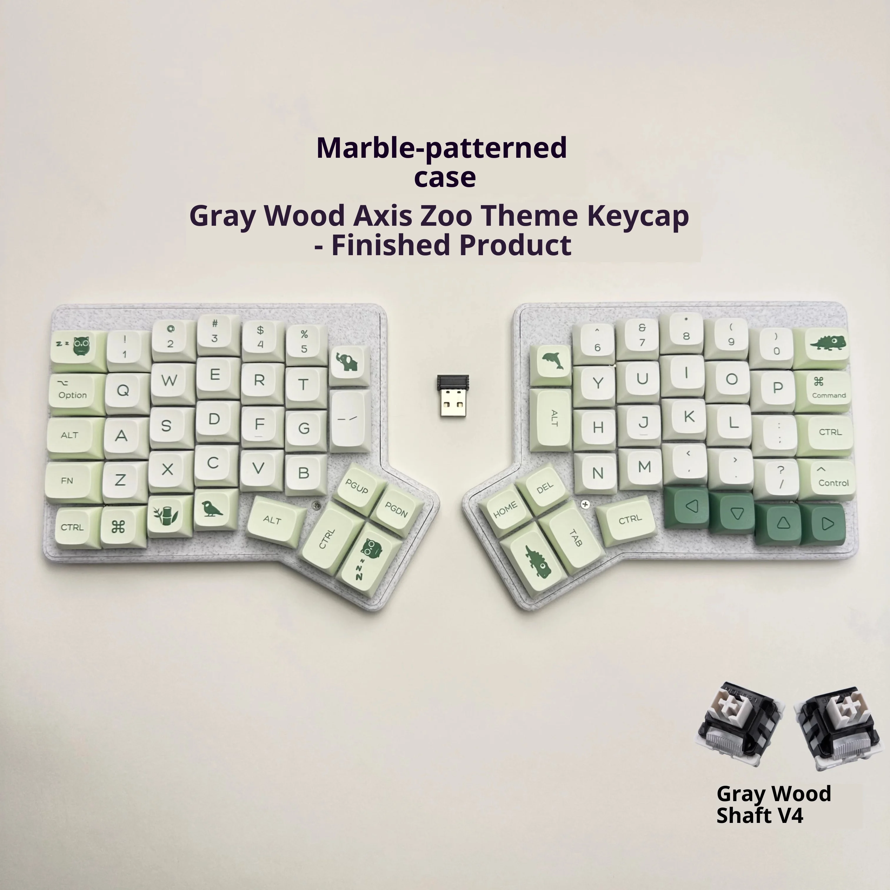 Custom Redox 2.4G Wireless Split Keyboard Support Vial Ergonomic Hot Swap Single Mode for Computer Office Gifts Accessories