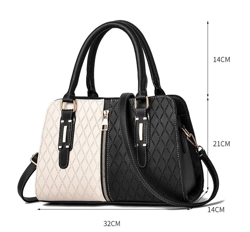 Fashion for Luxury Handbags Women Patchwork Bags Designer Crossbody Pu Leather Black Soft Washed Messenger Flap Bag Clutch Bag