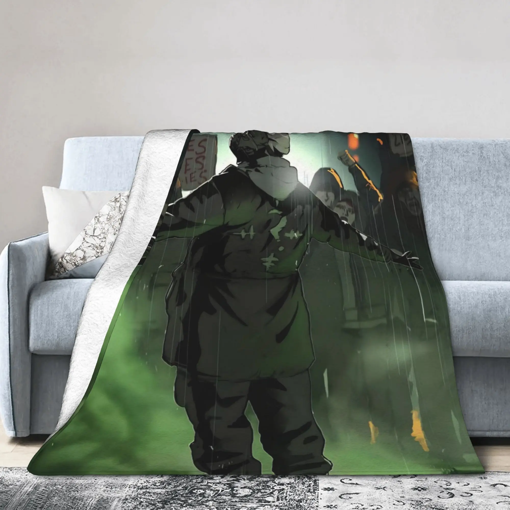 Paul Dano Riddler Blankets Fleece Spring Autumn Movie  Multifunction Super Soft Throw Blanket for Bedding Outdoor Quilt