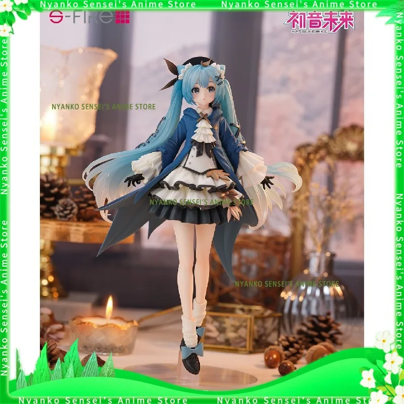 

В наличии SEGA S-FIRE VOCALOID Hatsune Miku 22cm Autumn Outing Ver. Фигурка аниме модели игрушка кукла подарок хобби Коллекционная
