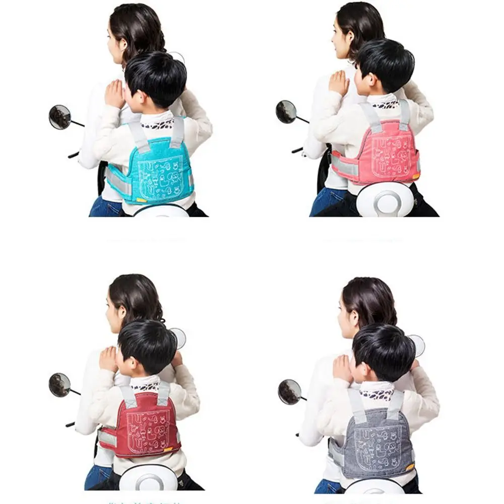 Cintura di sicurezza per bambini traspirante per moto Cintura riflettente Cintura di sicurezza per moto per bambini antiscivolo Anti smarrimento ad alta resistenza