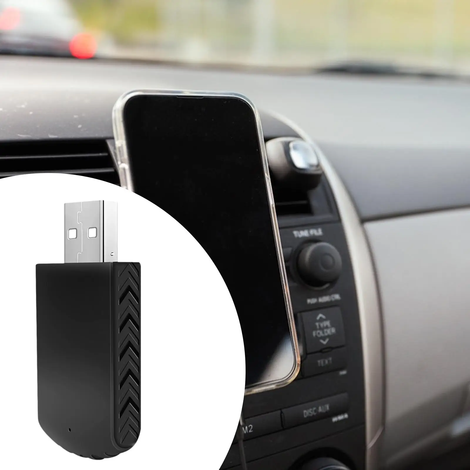 

Mini Wireless Adapter Plug and Play Car Interconnection Box Multipurpose
