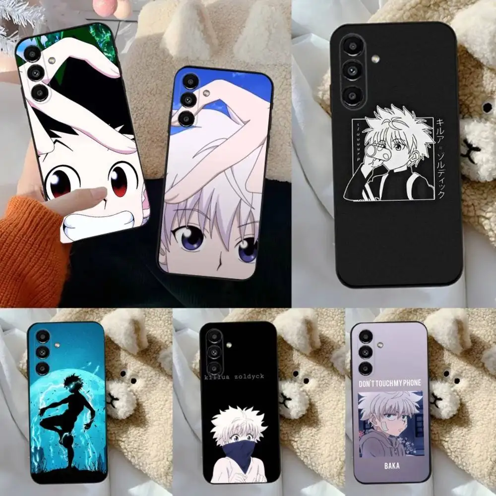

H-Hunter x Hunter-S Phone Case For Samsung S24,23,22,30,21,10,9,Ultra,Plus,Lite,FE,5G Black Soft Case