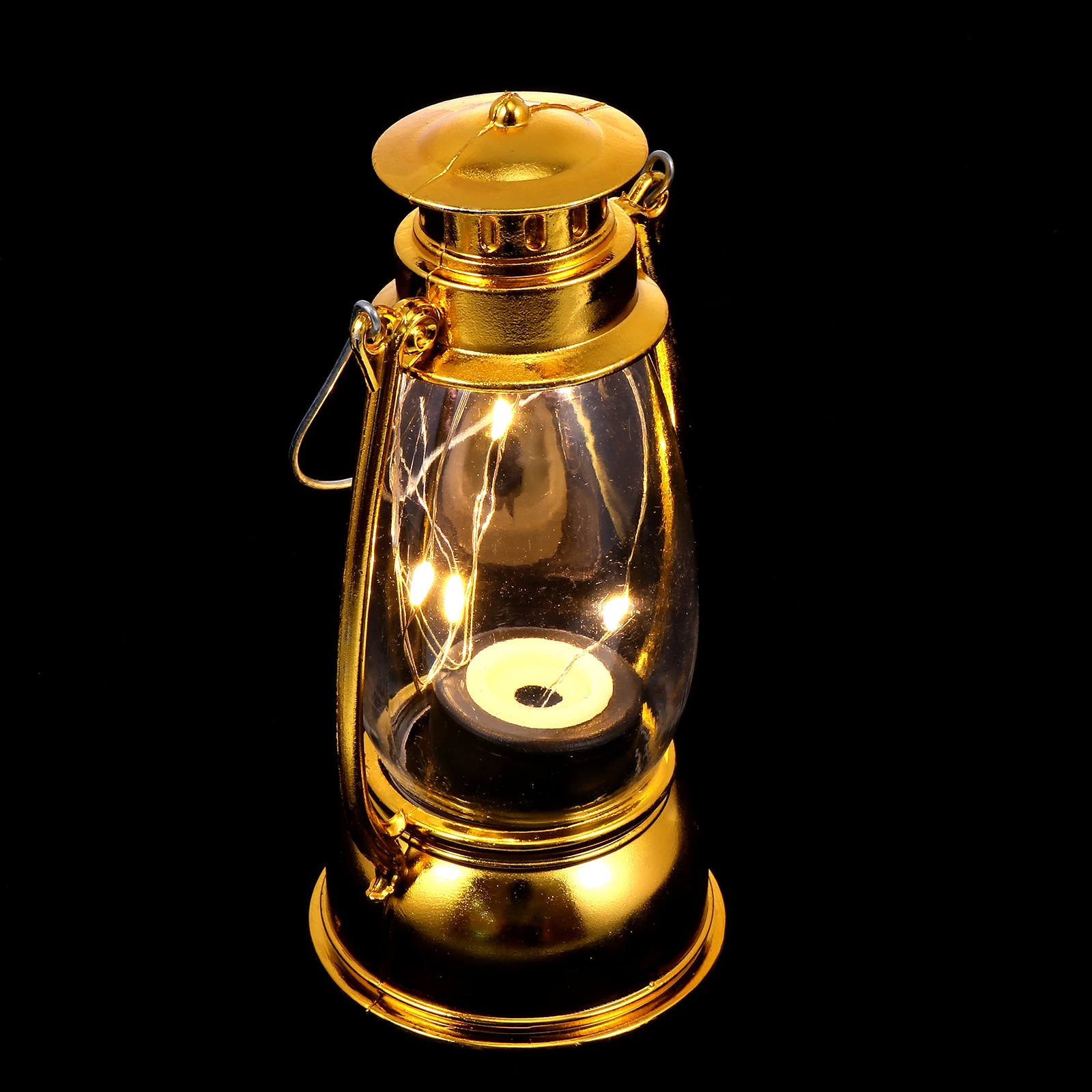 

Retro Lantern Christmas Decorations Decorative Flameless Light Vintage Oil Lamp