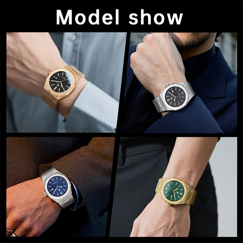 SAPPHERO Men's Watches Classic Business Watches Stainless Steel Watches High-end Clocks Imported Movements Sports Wristwatch