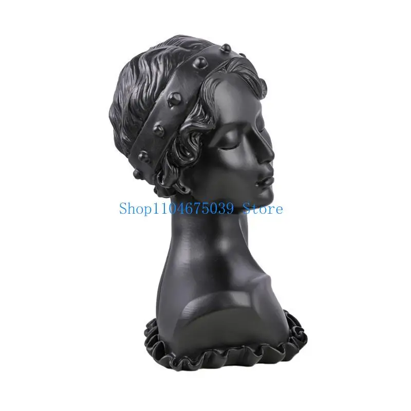 

5asd Смола Манекен Бюст Ювелирные Изделия Стенд для Выставок Женский Ожерелье Держатель