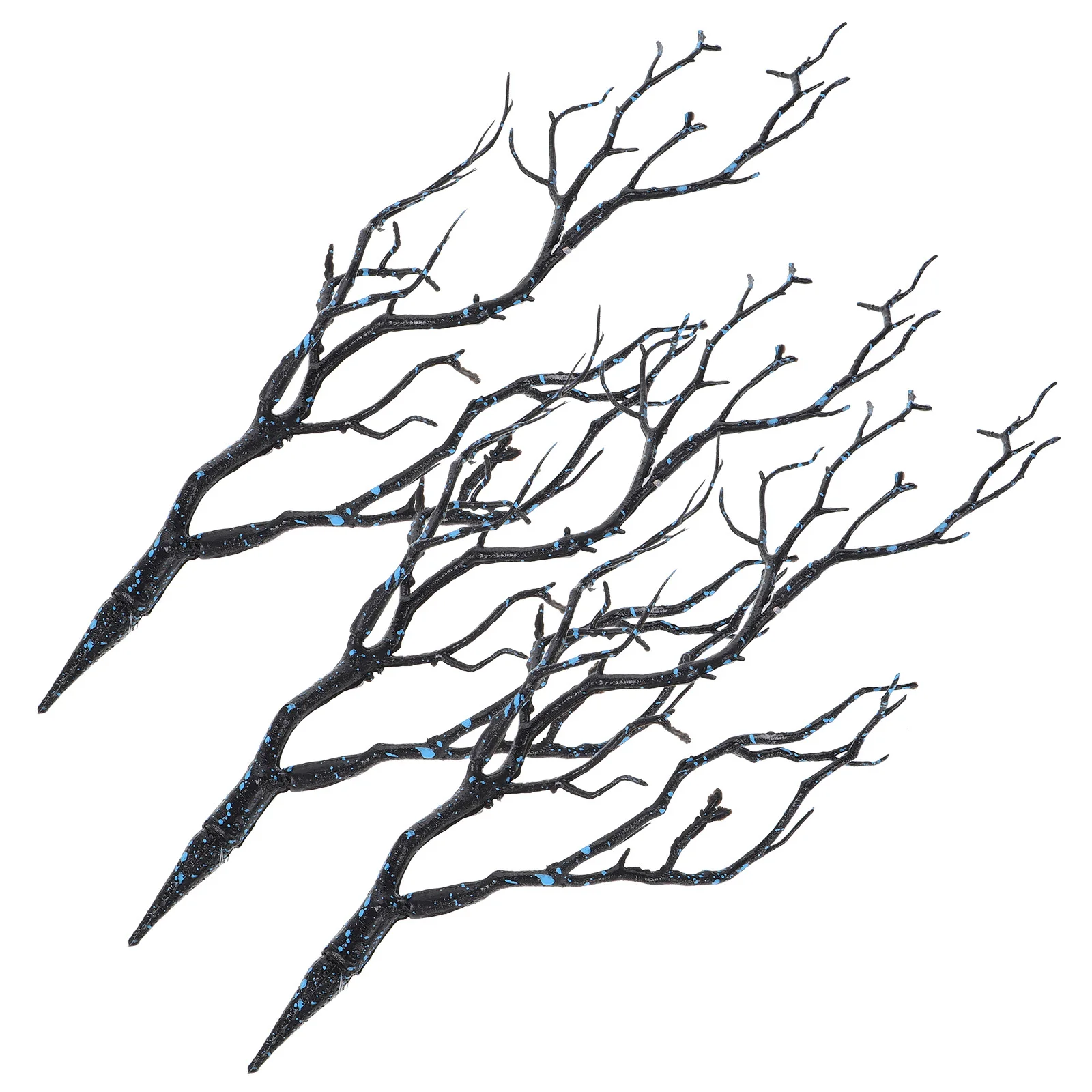 

3Pcs Artificial Branches Plastic Fake Tree Branches Antlers Horn Shaped for Wedding Home Decoration Realistic Look