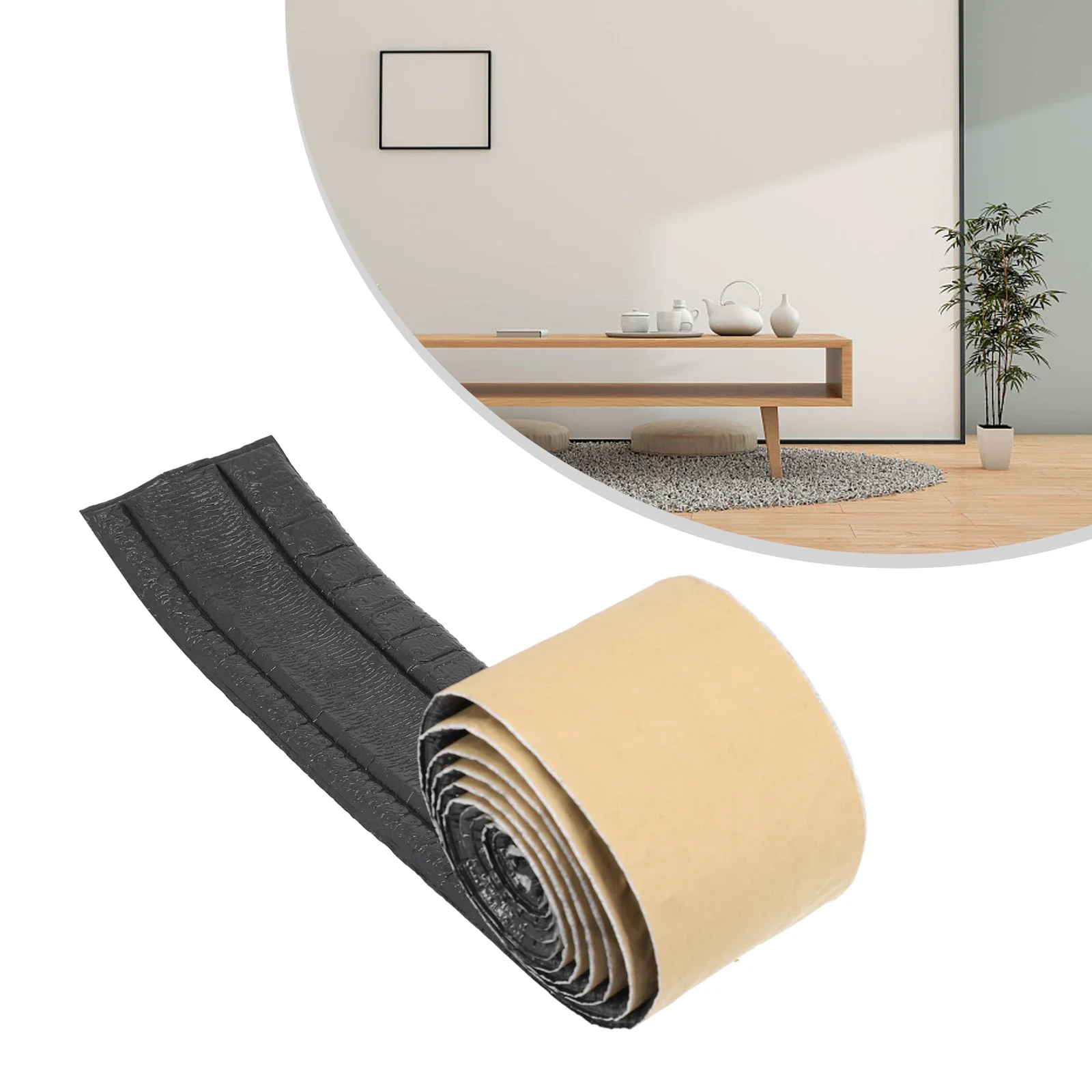 Waterproof And Oilproof Foam Wall Skirting Border 230cm With Easy Clean Suitable For Wall Fence And Picture Frame