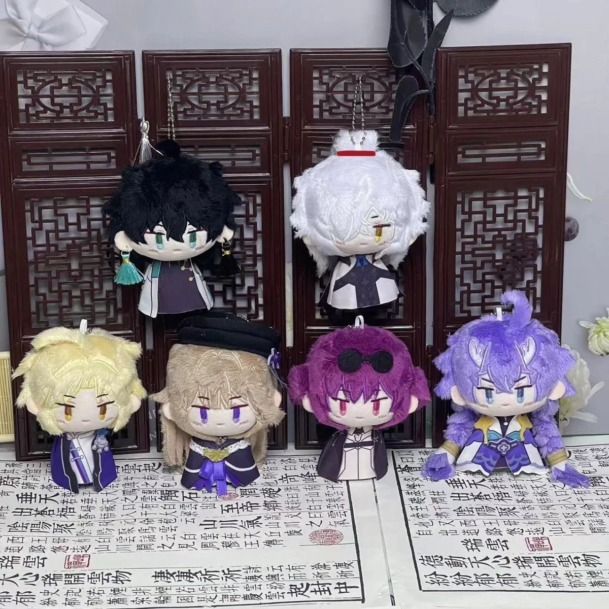 

Game Honkai Honkai: 12cm Star Rail Sunday Dan Heng Jing Yuan Luocha Imbibitor Lunae Blade Stuffed Plushie Plush Doll Toy Gift