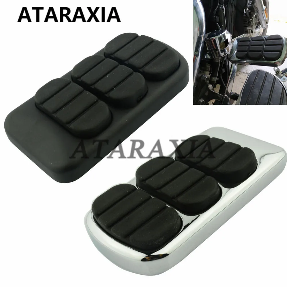 Cubierta de aluminio para Pedal de freno de motocicleta, cubierta para Kawasaki Vulcan 900, 1500, 1600, 2000, Classic, Suzuki Boulevard C50 Intruder 1500 LC