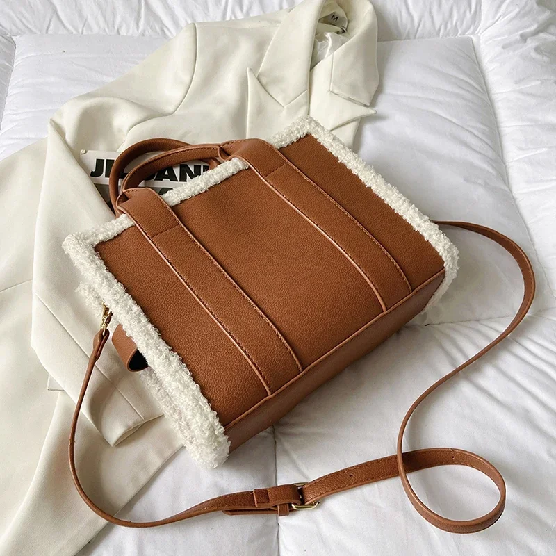 Luxury Designer The Tote Bags for Women None Logo Pu Leather Branded Replica Hand Shoulder Bags Female Large Crossbody Handbags