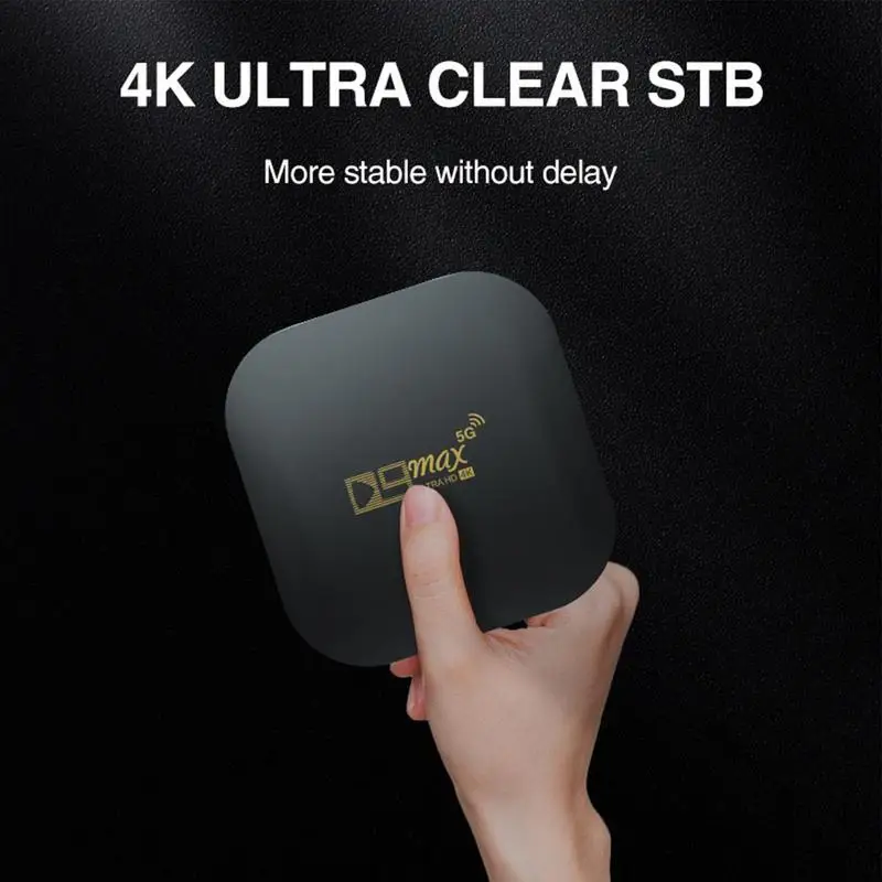 

Smart TV Box D9max For Androids 11 4K H.265 2.4G 5G WIFI 3D Video Media Player Top Box High Speed Set Wifi Dual TV Box 16GB