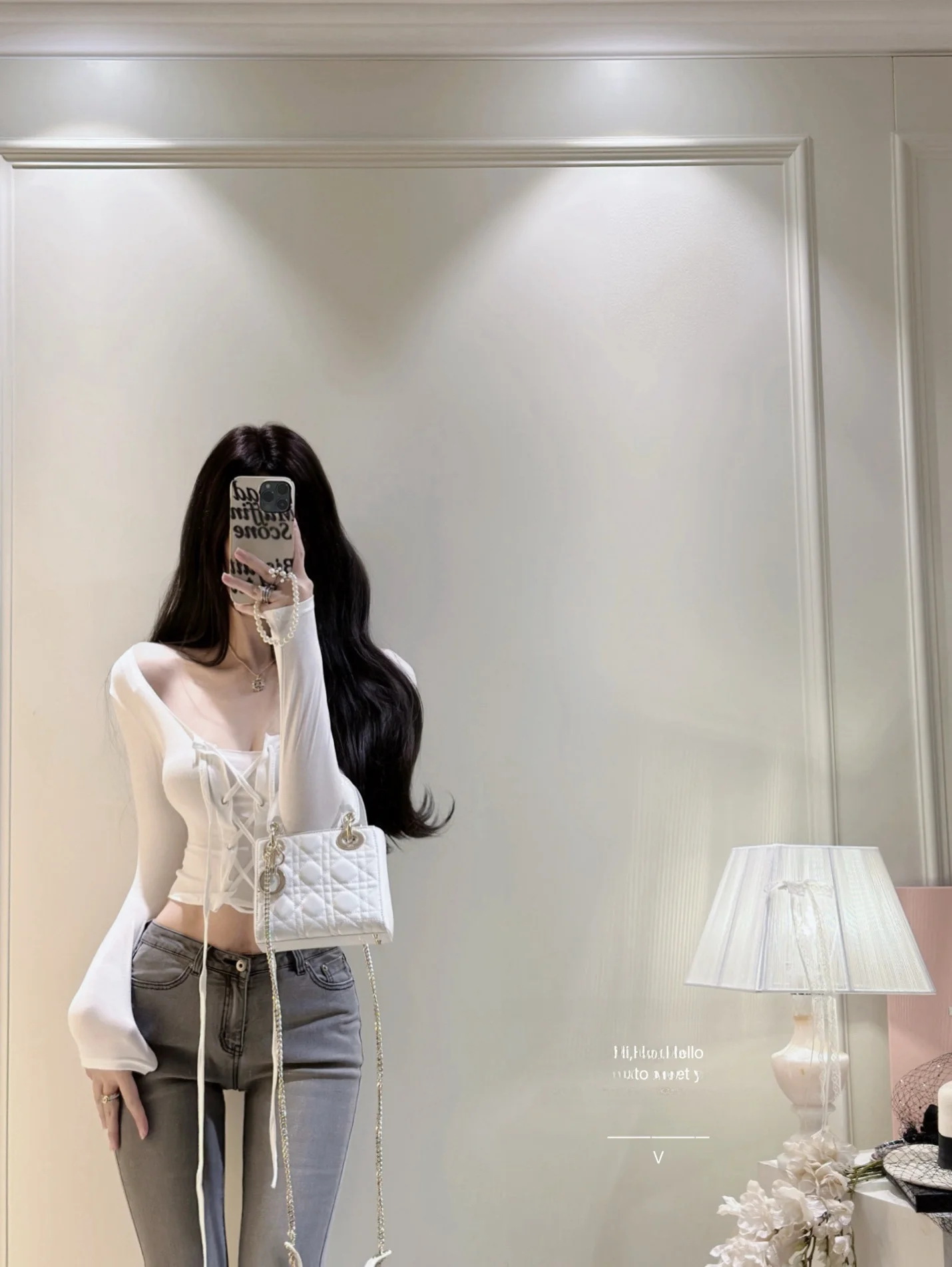 

Женский модный комплект для похудения Long Sve ort Pure Desire Hot Girl с поясом и брюками-колокольчиками, круглые брюки Ne Overhead Sle