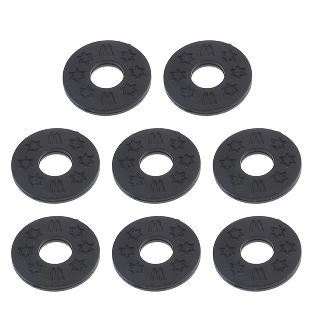 

8pcs Strap Locks Silicone Gasket For Electric Acoustic Guitar Protection Lightweight Durable Strap Lock Washers Guitar