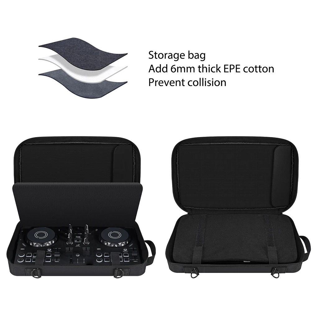 Portable Multi Functional Single Shoulder Large Capacity Storage Bag for AlphaTheta DDJ-FLX2/Pioneer DDJ-200 DDJ-WeGO4