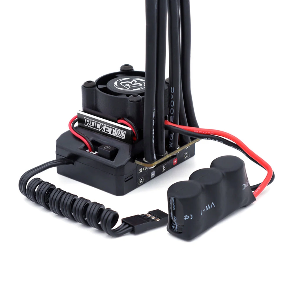 Rocket-RC Brushless Sensored Kit 540 Motor and 130A ESC Combo BEC 6V/5A For 1:10 Scale RV Car Switch Racing And Drifting Modes