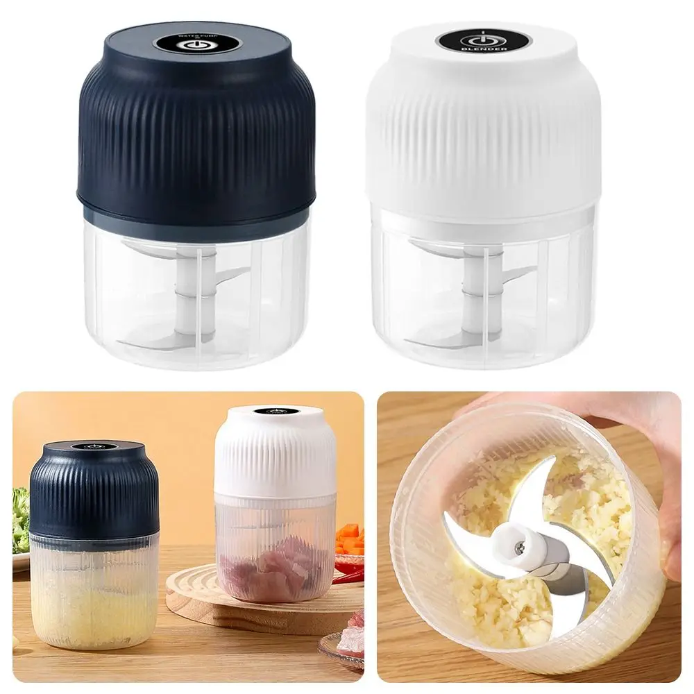 

350ml Electric Garlic Chopper Mini Wireless Ginger Vegetable Cutter USB Rechargeable Multifunction Food Chopper