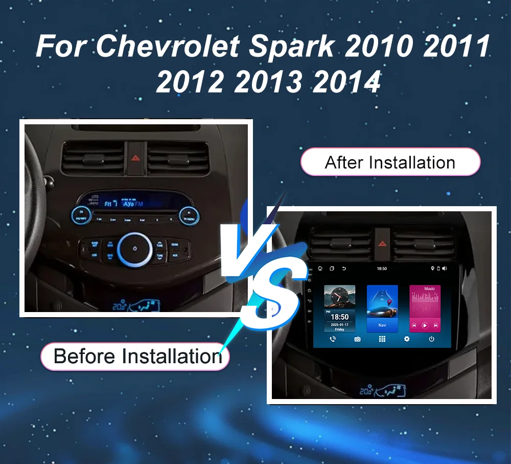 Android Auto DVD Radio Stereo Für Chevrolet Spark 2010 2011 2012 2013 2014 Auto Multimidia Player GPS Navigation 4G Carplay 2DIN