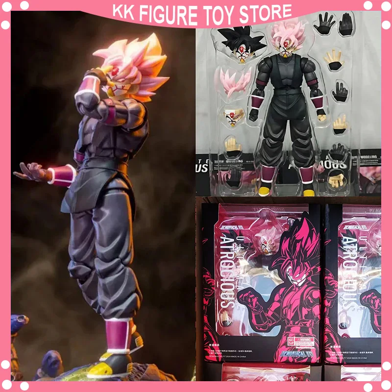

Demoniacal Fit Dragon Ball Black Goku Zamasu S.H.Figuarts SHF Ultimate Atrocious Black Goku Pink Zamasu Аниме Фигурка игрушка