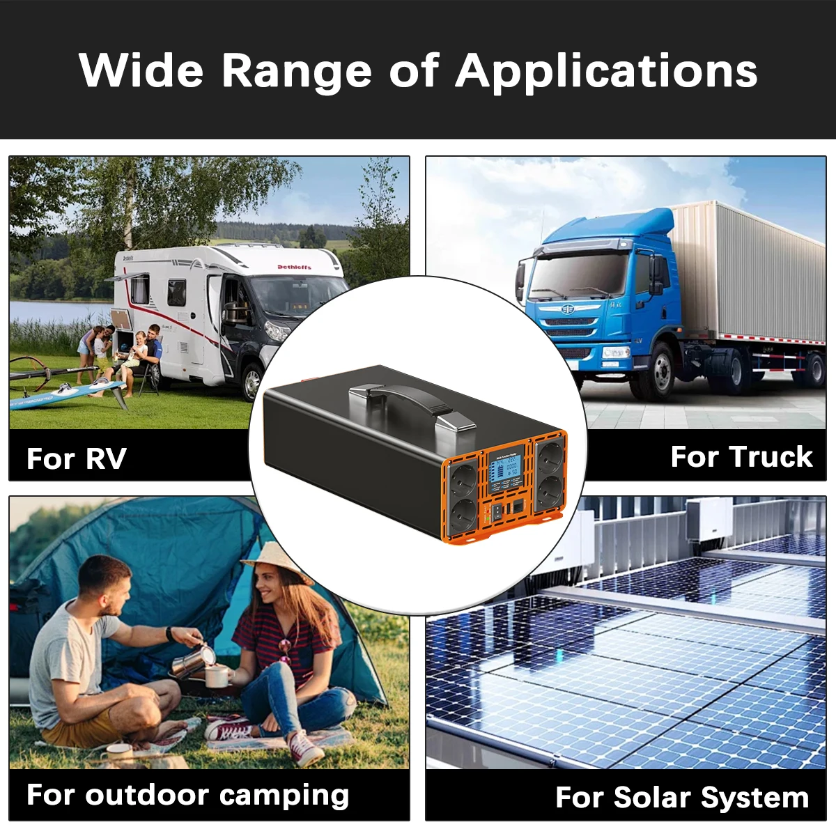 10000 واط 12000 واط العاكس 12 فولت 24 فولت 48 فولت إلى 220 فولت 230 فولت 60 هرتز نقية شرط لموجة الطاقة الشمسية العاكس محول الجهد محول تردد