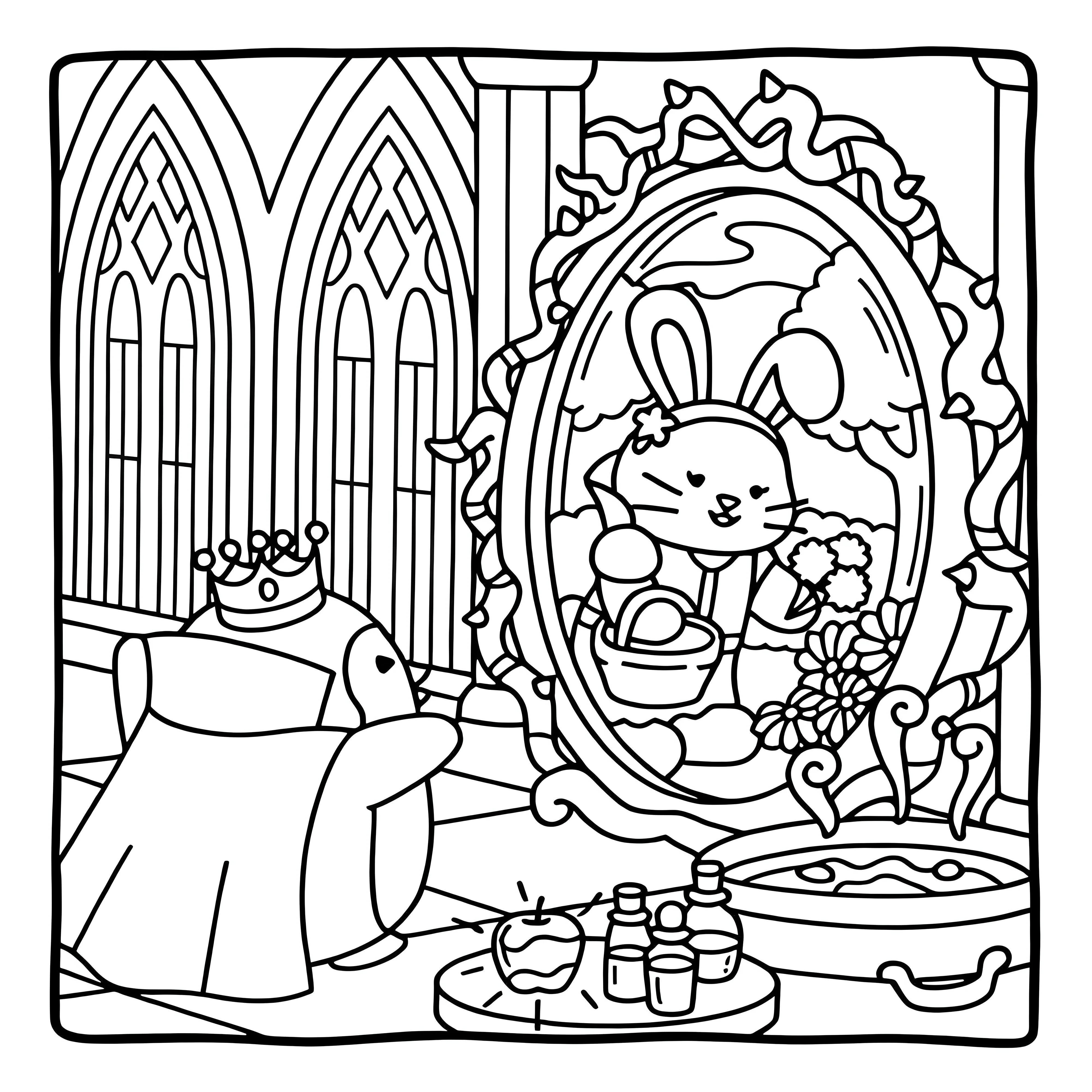 SNUGGLY FRIENDS Bold-easy Patterns Coloring Book for Adults Cute Drawing Book Perfect Gift for Party and Birthday