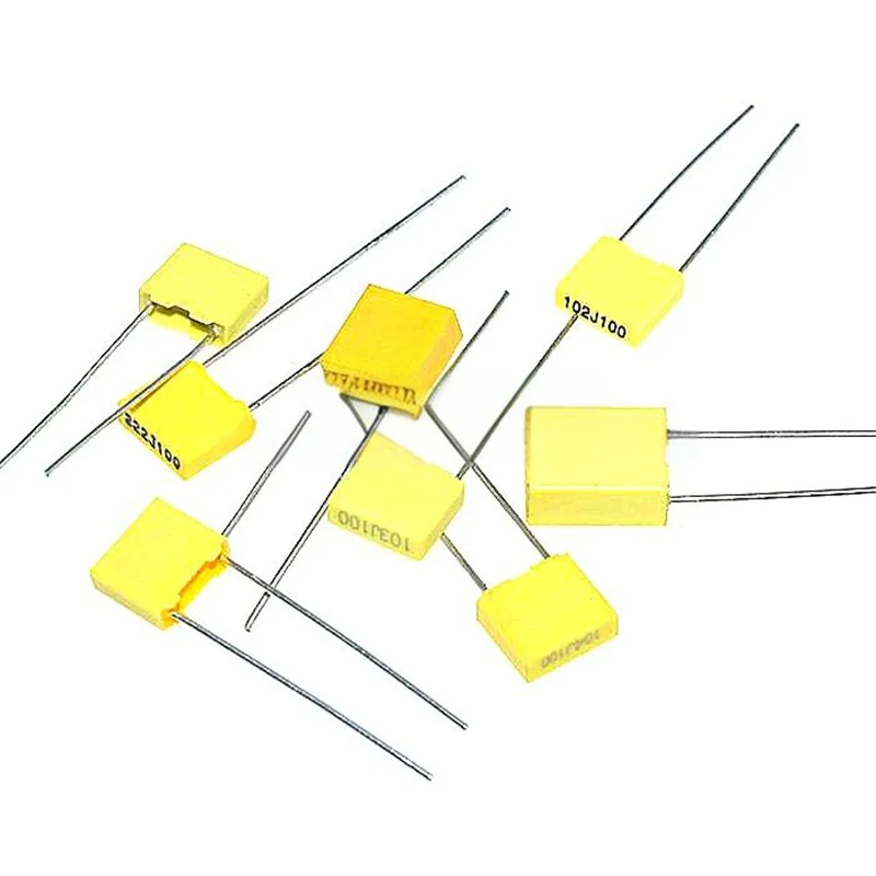 20PCS Polipropilene Pellicola di Plastica di Sicurezza 100V 102 ±5%/472/103/223/473/104/224/474/105 100NF 1UF 220nf 10nf condensatore di Correzione