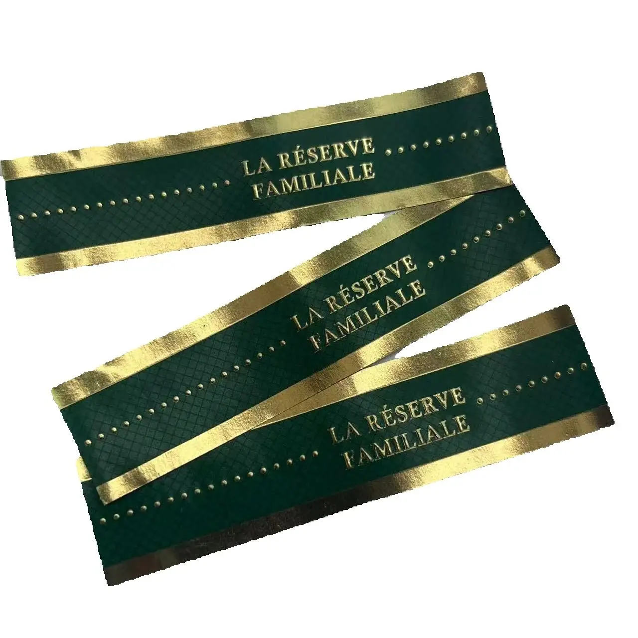 1000 قطعة من أربطة السيجار الخاصة المخصصة | ملصقات حلقة ورقية منقوشة بختم ساخن | طباعة ملصقات السيجار المضادة للتزييف #1