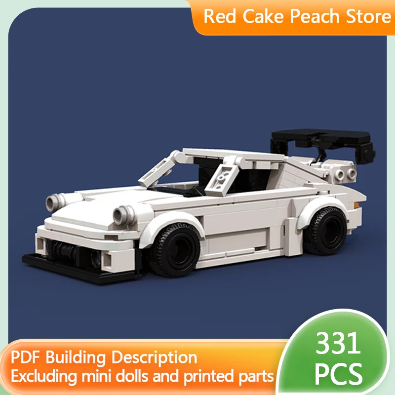 

Модель скоростного гоночного автомобиля MOC, строительные кирпичи, двигатель, спортивный автомобиль, модульная технология, детские праздничные подарки, сборные игрушки, костюм