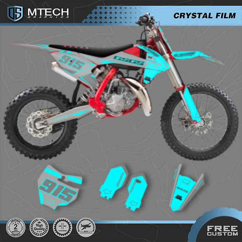 

DSMTECH MOTO New Style Custom Team Graphics Decals Stickers Kits For GASGAS MC85 2021 2022 005