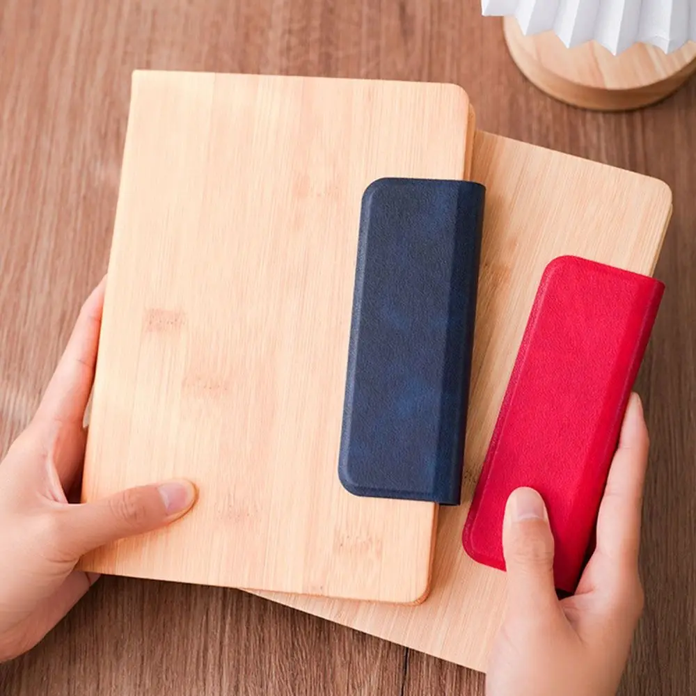 

200 Pages A5 Notebook PU Leather Cover with Magnetic Buckle Business Office Notepad Thickened Paper Bookmark Diary