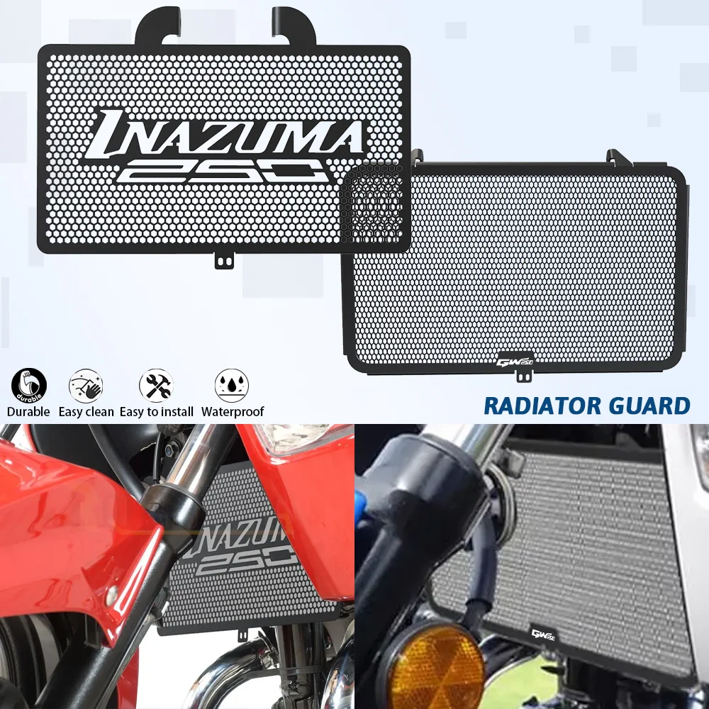 

FOR Suzuki GW250 Inazuma 250 GW 250 GSR 250 Radiator Guard Cover Fuel Tank Protecion Grill Motorcycle GSR250 2013-2017 2016 2015
