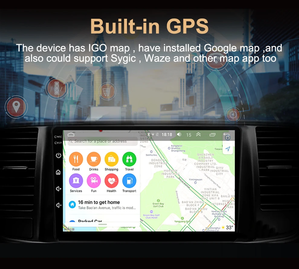 Android 16 9 Inch Carplay For RENAULT KADJAR 2015 - 2019 Car Radio Multimedia Center Bluetooth 4G Wifi Rear Camera Touch Display