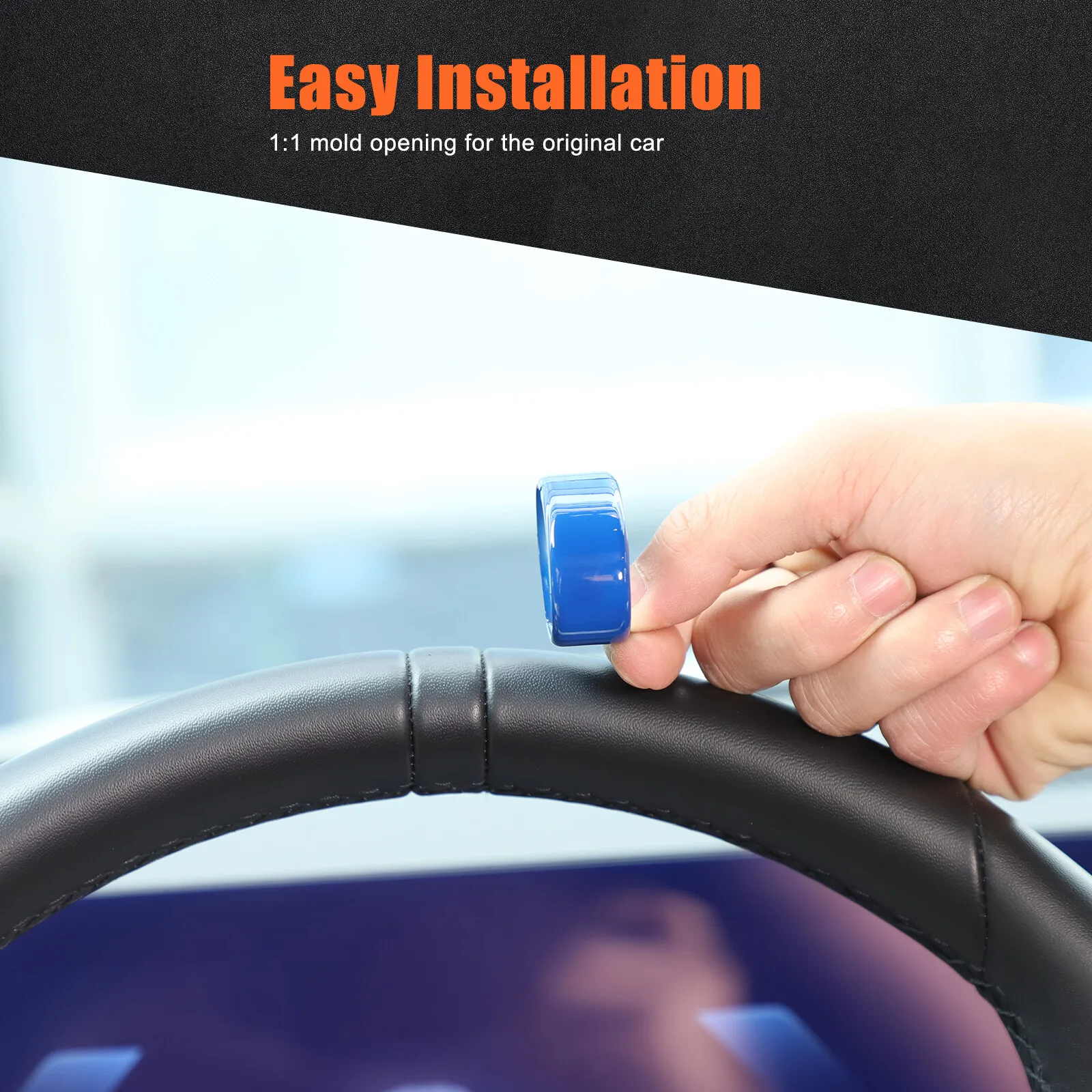 

ABS Car Steering Wheel Return Marker Trim Cover For BMW 5 Series G60 X3 G45 2024-2026 Center Line Red Marking Trim Accessories