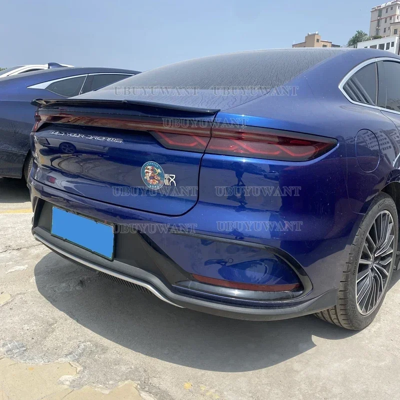 Для BYD New Han 2021 2022+ Спойлер в стиле M4 Высокое качество ABS Платиковое заднее крыло Спойлер для губ Автомобильное хвостовое крыло Украшение Глянцевый черный Для BYD New Han 2021 2022+ Спойлер в стиле M4 Высокое качество ABS Платиковое заднее крыло Спойлер для губ Автомобильное хвостовое крыло Украшение Глянцевый черный