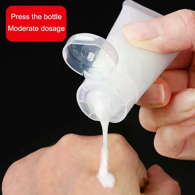Picture 3: 10Pcs 15ml-100ml Empty Squeeze Containers PE Lip Gloss Tubes Bottle Sample Bottle Refillable Lip Gloss Cream Tube DIY Container