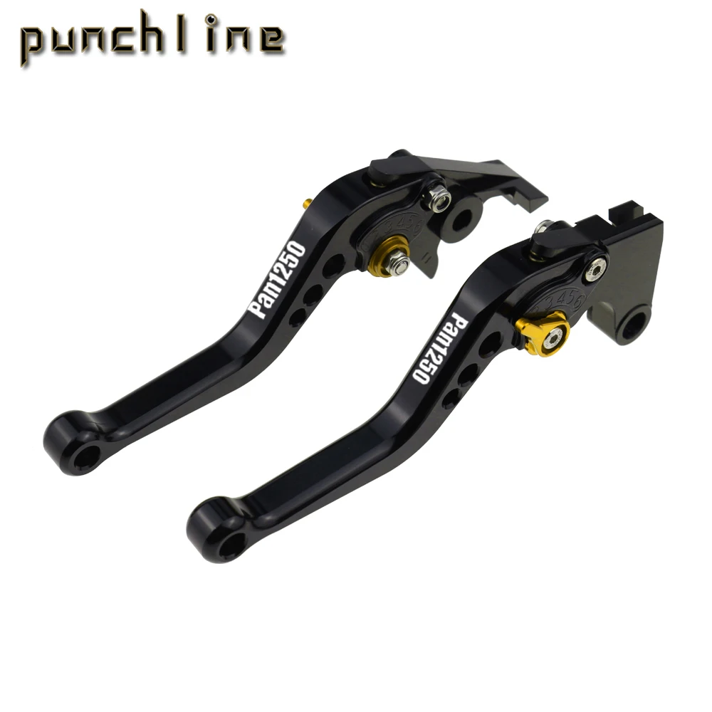 Fit For Pan America 1250 2021-2023 Short Brake Clutch Levers  Motorcycle CNC Accessories Adjustable Handle Set