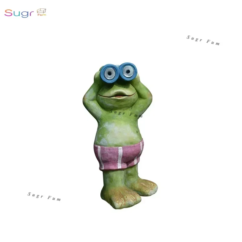 

Watch Little Guard Frog Solar Electronic Night Light Outdoor Garden Garden Floor Decoration Ornament Grocery